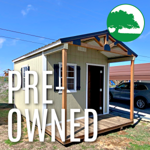 PRE-OWNED 10' x 16' Painted "Cabin"