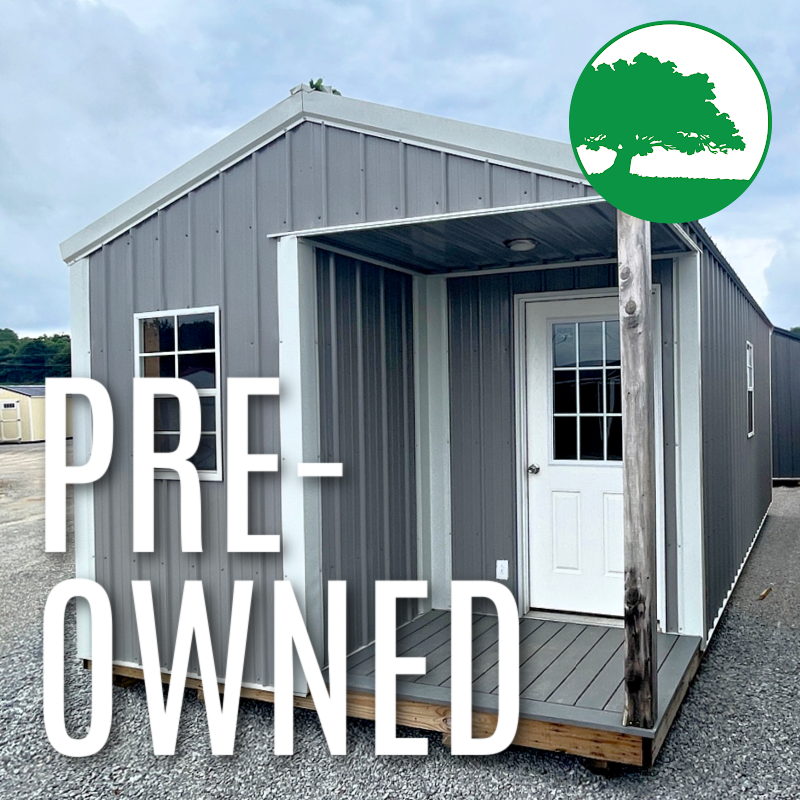 PRE-OWNED 12' x 24' Metal "Cottage"