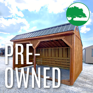 PRE-OWNED 10' x 16' Treated "Animal Shelter"