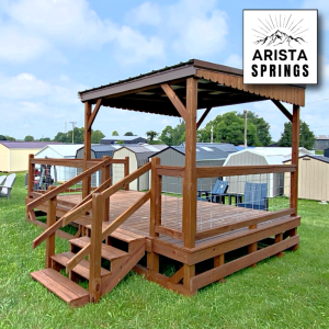 10' x 16' Sunrise "Half Roof Porch"